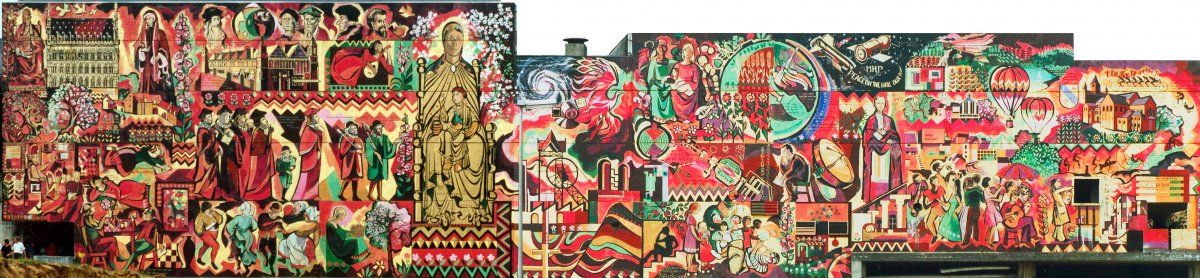 Vue générale de la fresque